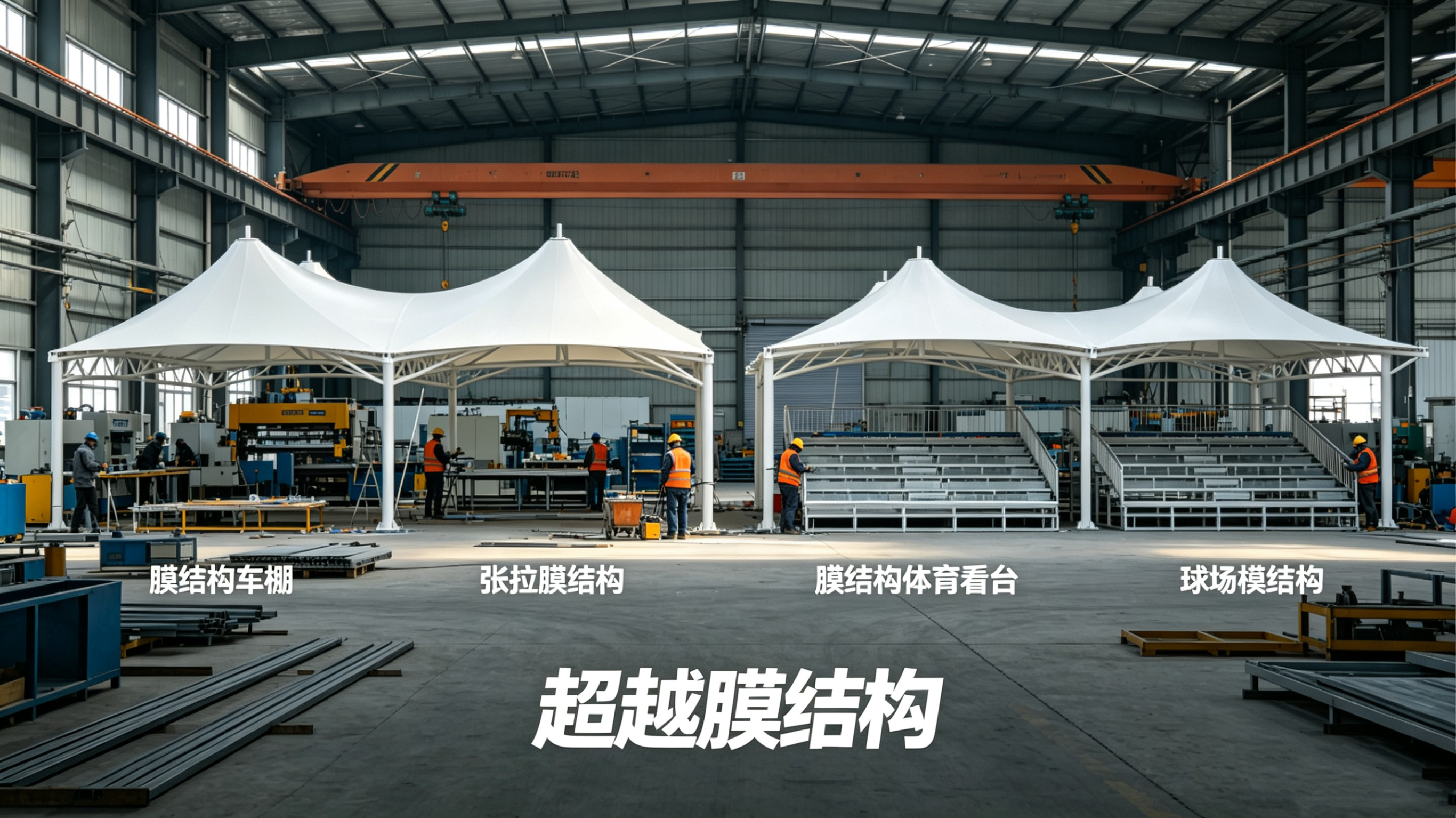 合肥市膜结构工程膜结构体育看台 - 一站式服务